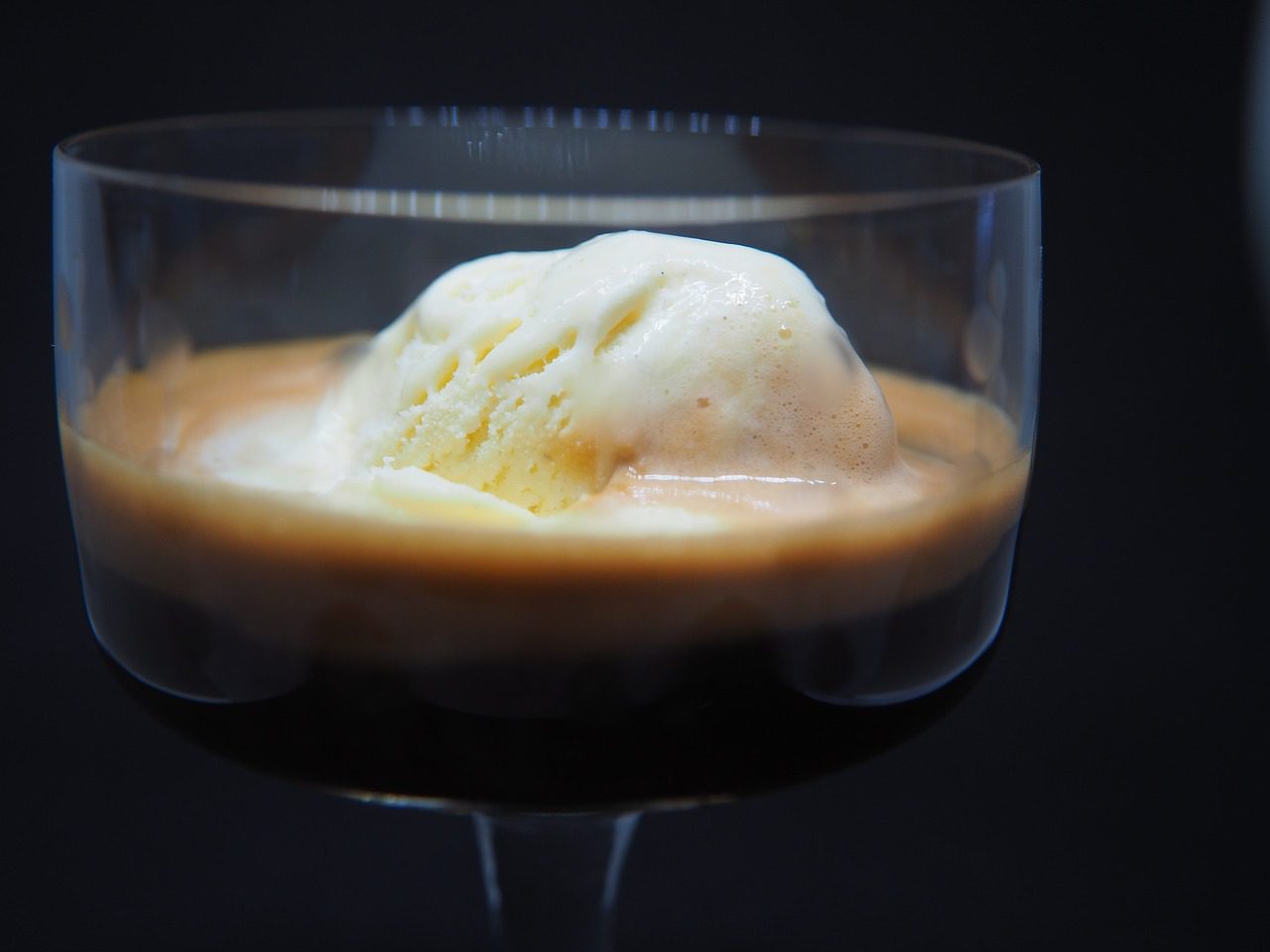 Affogato espresso drink or dessert